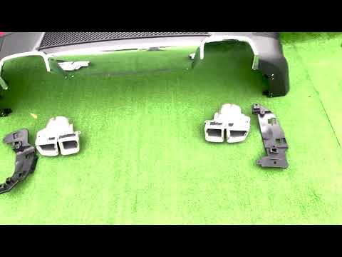 Rear Bumper AMG-Style for Mercedes GLK сlass X204 2008-2015 - video 1