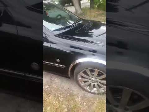 Fender flares (4 pcs, stainless steel) for Mercedes C-class W203 2000-2007 - video 1