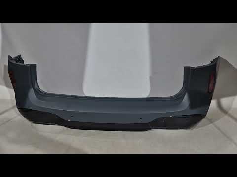 Rear bumper with diffuser in X3M F97 style (2022-2024) for BMW X3 G01 2018- - video 1