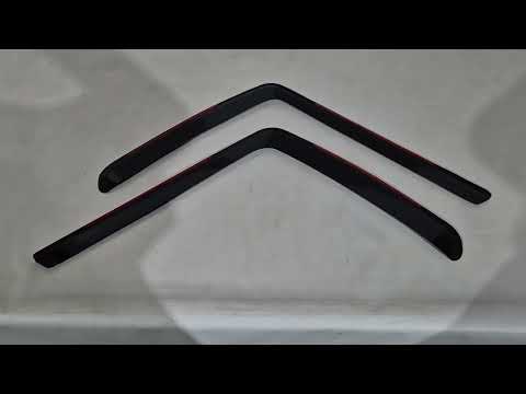 Esa In-Channel Wind Deflectors (2 pcs) for Mercedes Sprinter W907/W910 2018- - video 1