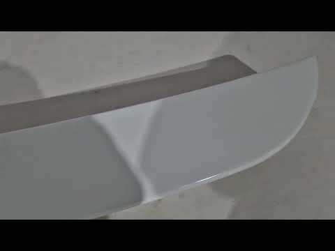 ABS Spoiler (White Gloss) for Volkswagen Caddy 2004-2010 - video 1