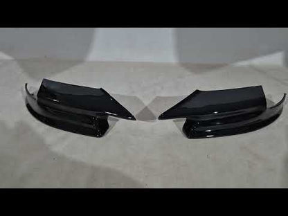 Front bumper extensions DPT Flap (for M5, Gloss Black) for BMW 5 Series F10/F11 2010–2016 - video 1