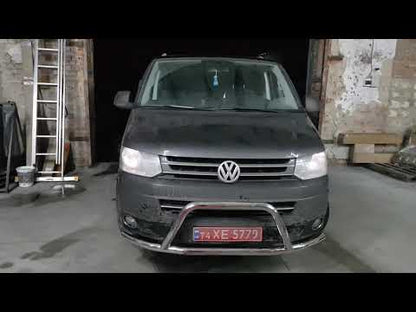 Bull Bar WT006ST (Stainless Steel) for Volkswagen T5 2010-2015 - video 1