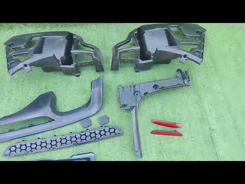 Rear bumper in X5M F85 style for BMW X5 F-15 2013-2018 - video 1