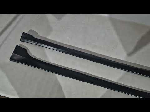 Side sills DPT (black gloss) for Hyundai Accent 2011-2017 - image 1