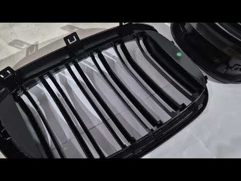 Kidneys M-Look (Gloss Black) for BMW X4 G02 2018- - video 1