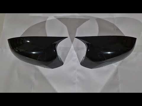 Mirror Covers BMW-Style (2 pcs) for Renault Fluence 2009-2016 - video 1