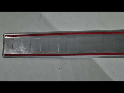 Rear Bumper Protector Carmos V2 Stainless Steel for Renault Trafic 2001–2015 - video 1