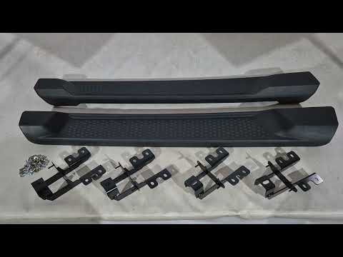 OEM V2 Side Steps (for 3-door, set of 2) for Jeep Wrangler 2018- - video 1