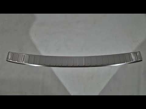 Rear bumper protector Carmos (2018-2021, stainless steel) for Hyundai Tucson TL 2016-2021 - video 1