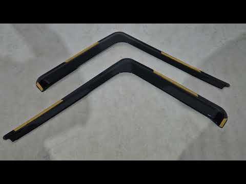 Sunplex Wind Deflectors (2 pcs) for Volkswagen LT 1995-2006 - video 1