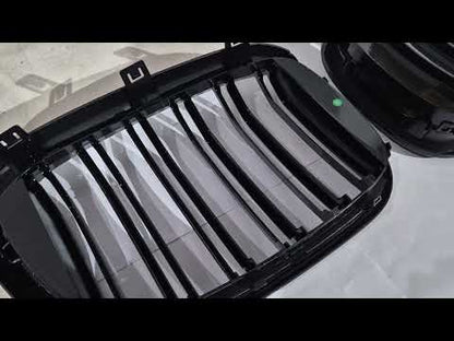 Kidneys M-Look (Gloss Black) for BMW X4 G02 2018- - video 1