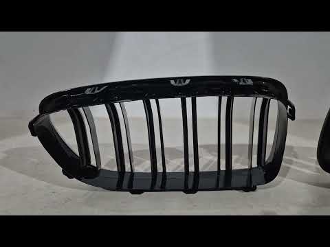 Kidneys M-Look (Gloss Black) for BMW 5 Series F10/F11 2010–2016 - video 1