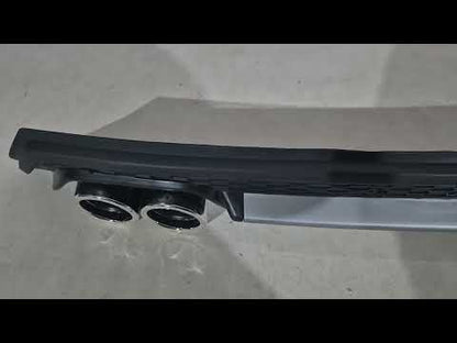 Universal Rear Diffuser DPT V-12 (ABS) (Grey + Gloss Black) - video 1