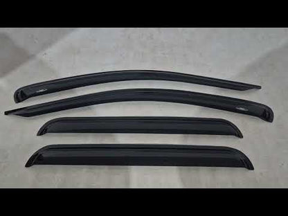 Window Deflectors (4 pcs, HIC) for Jeep Grand Cherokee WJ 1999-2004 - video 1