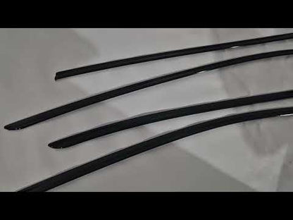 Window Deflectors Niken Luxury (4 pcs) for Zeekr X 2023- - video 1