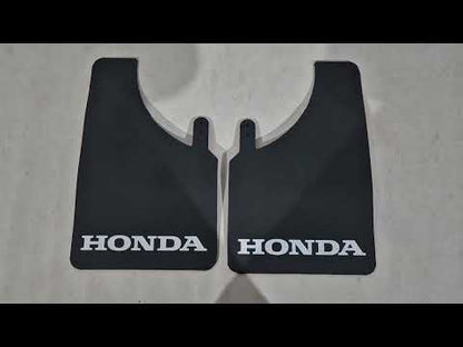 Universal Mud Flaps Polytep (230*375, 2 pcs) for Honda - video 1
