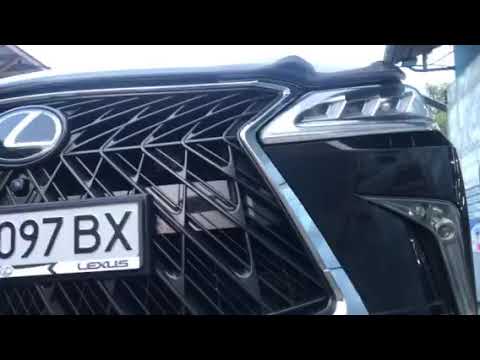 Rear LED License Plate Holder (2007-2023) for Lexus LX570/450d 2008-2022 - video 2