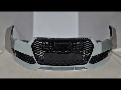 Front Bumper RS-Style (2015-2018) for Audi A7 2010-2018 - video 1