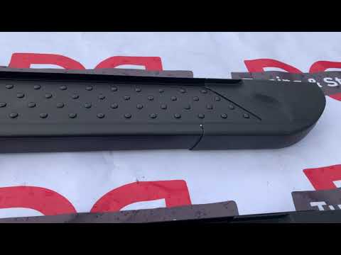 Side Steps Allmond Black (2 pcs, Aluminum) for Opel Movano 2010-2021 - video 1