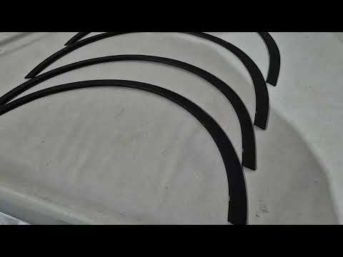 Fender flares (4 pcs, black) for Volkswagen Jetta 2006-2011 - video 1