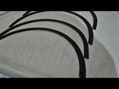 Fender flares (4 pcs, black) for Volkswagen Jetta 2006-2011 - video 1