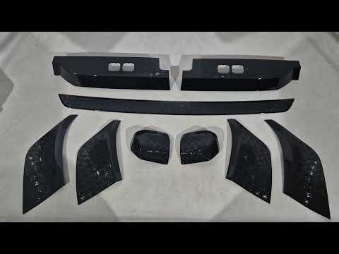Set of fender flares and trims for Land Rover Defender 2019- - video 1
