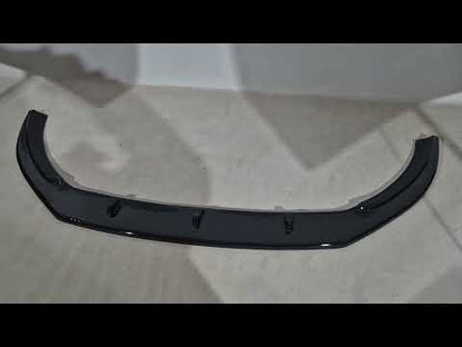 Front Lip Spoiler DPT (for R-Line, 2008-2011, Gloss Black) for Volkswagen Passat СС 2008-2017 - video 1