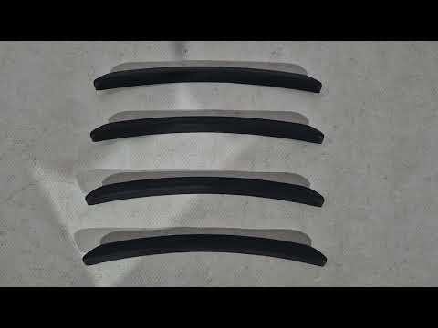 Fender Flares DPT (4 pcs, black) for Volkswagen Golf 7/E-Golf 2012-2020 - video 1