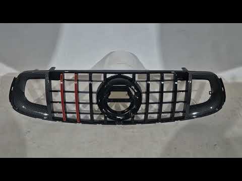 Front Grille Rocket (for GLC 43 AMG/GLC 63 AMG/AMG-Line 2019-2022) for Mercedes GLC X253 2015-2022 - video 1