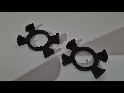 Adapter for LED Bulbs H1 (L01) (2 pcs) for Honda - video 1