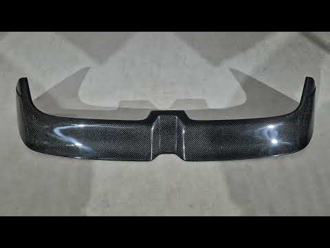 Spoiler V5 (for GTI/R HB, Carbon) for Volkswagen Golf 7/E-Golf 2012-2020 - video 1