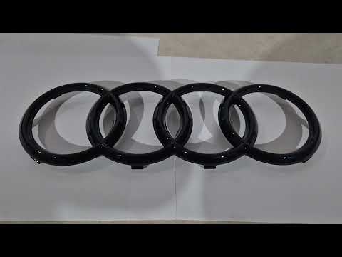 Front Audi Black Emblem (285 mm x 100 mm) for Audi - video 1