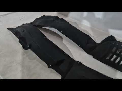 Front wheel arch liners (2 pcs, for converted vehicles to LC300) for Toyota Land Cruiser 200 2007-2021 - video 1