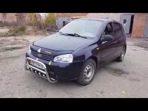 Bull Bar WT003 (42mm, Stainless Steel) for Lada Kalina 2004-2011 - video 1