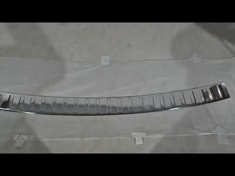 Rear Bumper Protector Carmos Stainless Steel Gloss for Renault Rafale 2024- - video 1