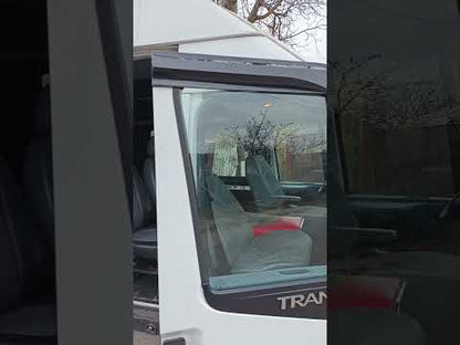Window Deflectors (2 pcs, Sunplex Sport) for Ford Transit 2000-2014 - video 1