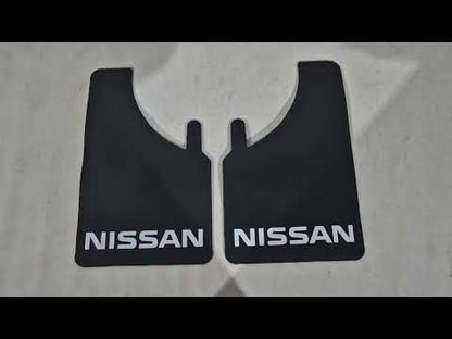 Universal Mud Flaps Polytep (230*375, 2 pcs) for Nissan - video 1