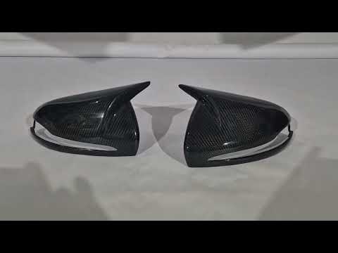 Mirror Covers (Carbon) for Mercedes E-сlass W213 2016-2023 - video 1