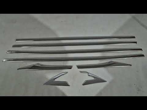 Lower edging of windows (8 parts) for Honda Civic Sedan X 2016-2021 - image 1