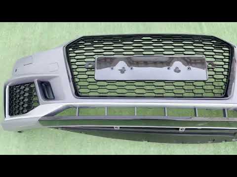 Front Bumper RS-Style (2016-2019) for Audi A4 B9 2015-2024 - video 1