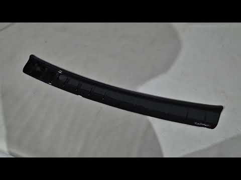 Rear Bumper Protector EuroCap (2014+, ABS) for Nissan Juke 2010-2019 - video 1