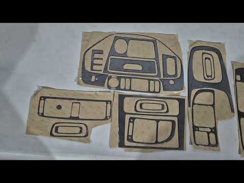 Dashboard Trim Covers for Mitsubishi Galant 1997-2003 - video 1