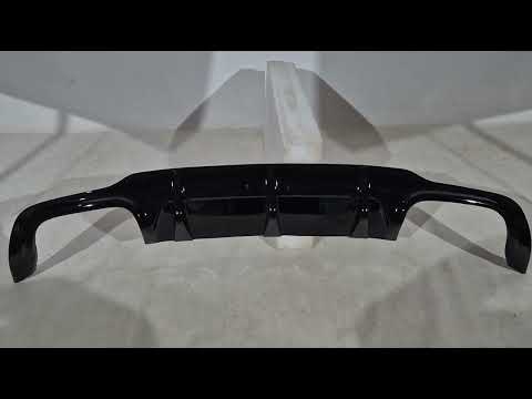 Rear Diffuser DPT (2011-2014, for AMG SD, Gloss Black) for Mercedes C-class W204 2007-2015 - video 1
