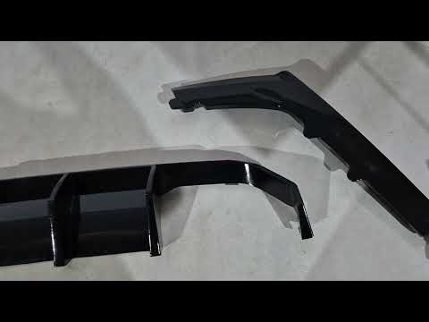 Rear Diffuser DPT V-2 (for Vorstainer, Gloss Black) for BMW 3 Series F-30/31/34 2012-2019 - video 1