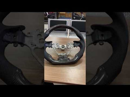 Complete anatomical steering wheel (carbon) for Lexus LX570/450d 2008-2022 - video 1