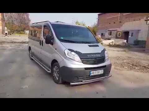 Front protection ST014 (stainless) for Opel Vivaro 2001-2015 - image 1