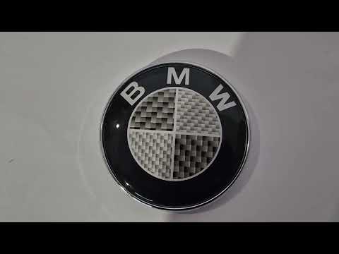 Carbon Emblem, Turkey (82mm) for BMW 5 Series E-34 1988-1995 - video 1
