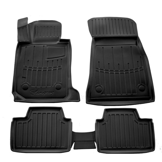 Stingray 3D Rubber Floor Mats (5 pcs, Polyurethane) for BMW 3 Series F-30/31/34 2012-2019 - image 1