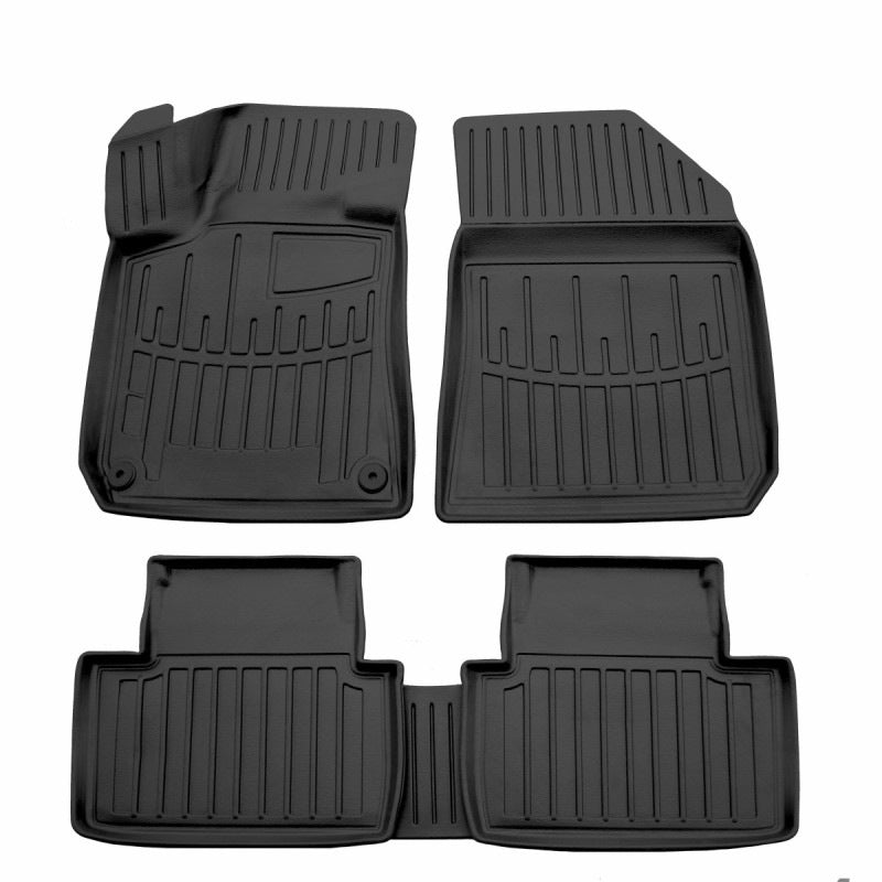 Rubber Floor Mats Stingray 3D (SW) (5 pcs, Polyurethane) for Peugeot 308 2014-2021 - image 1